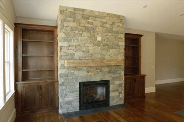 avery creek home fireplace
