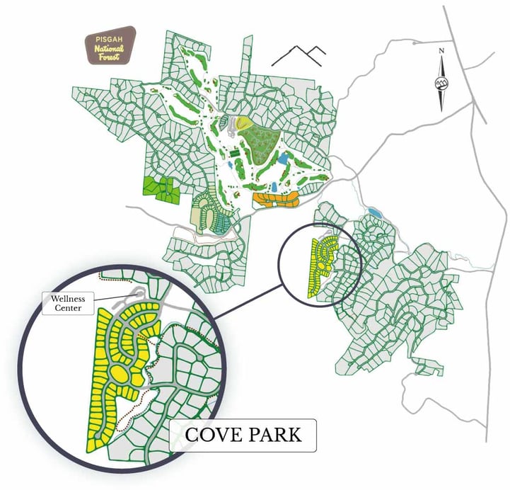 Cove Park on Walnut Cove map