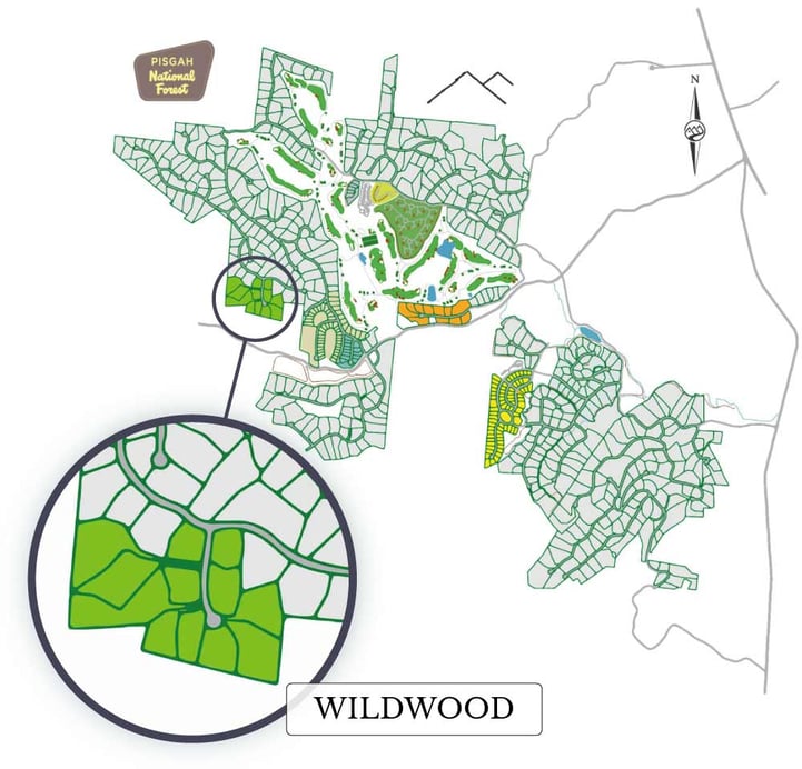wildwood location on walnut cove map