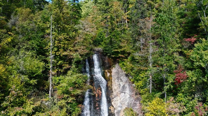waterfall near longcliff